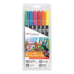 Tombow ABT set van 6 Dermatologically Tested Colors