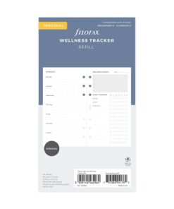 Filofax navulling organizer Personal Wellness Tracker