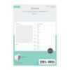 Filofax Notitieboek navulling A5 Meal Planner