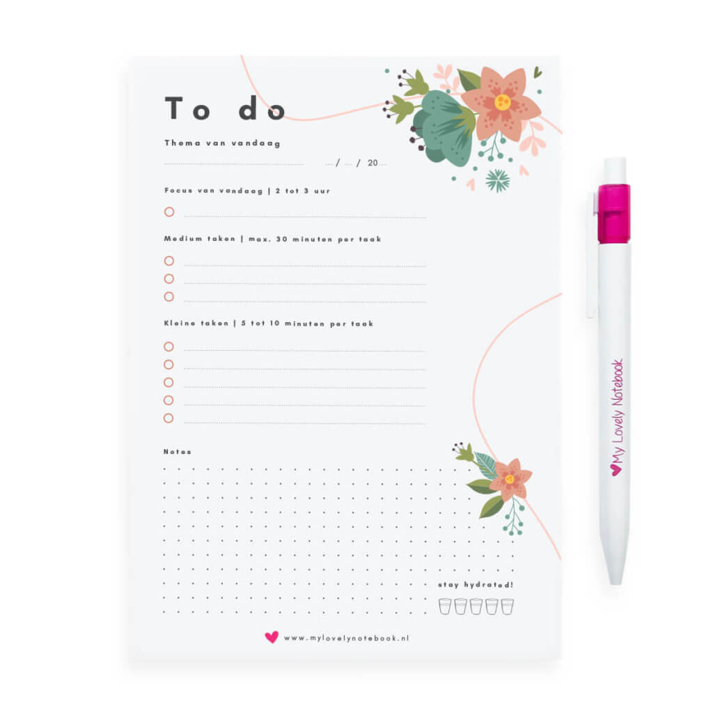 Dagplanner My Lovely Notebook kopen My Lovely Notebook