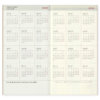 Midori Traveler's Notebook navulling Monthly 2022 2