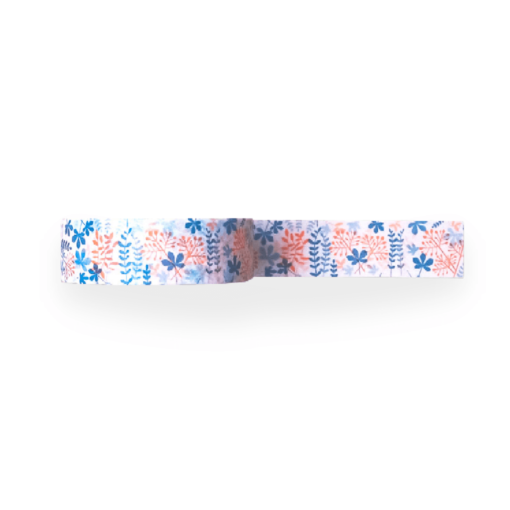 Washi Tape Wowgoods - Blooming Garden Blue