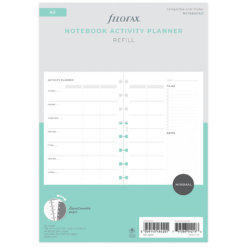 Filofax Notitieboek navulling A5 Activity Planner