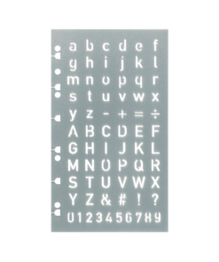 Filofax Letter Stencil