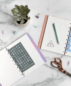 Filofax Letter Stencil 1