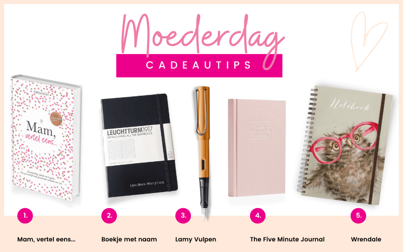 Moederdag - 5 tips voor moederdag cadeautjes - My Lovely Notebook