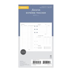 Filofax navulling organizer Personal Expense Tracker