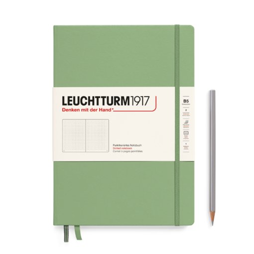Leuchtturm1917 Notitieboek Composition B5 Sage - Dotted