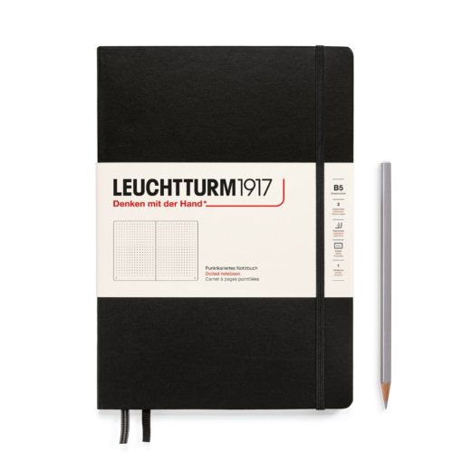 Leuchtturm1917 Notitieboek Composition B5 Black - Dotted