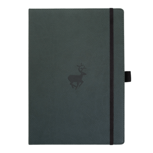 Dingbats notitieboek Wildlife Green Deer A4