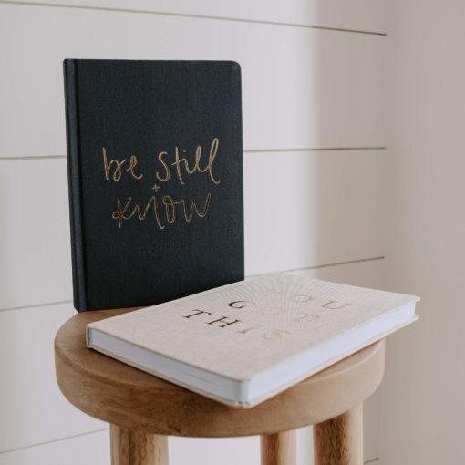 Be Still + Know Fabric Journal 1