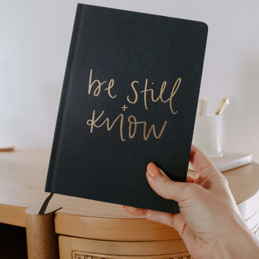 Be Still + Know Fabric Journal 3