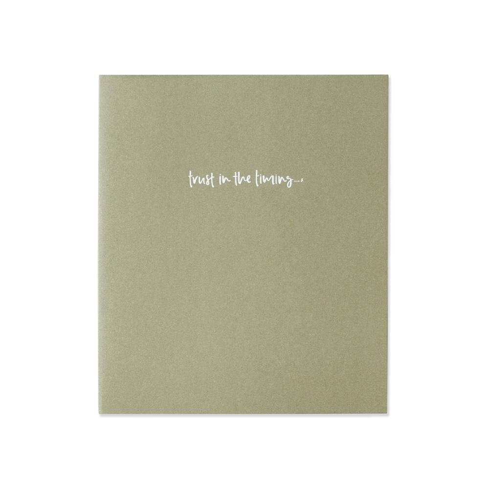 Emma Kate Co Signature Notebook - Trust In The Timing