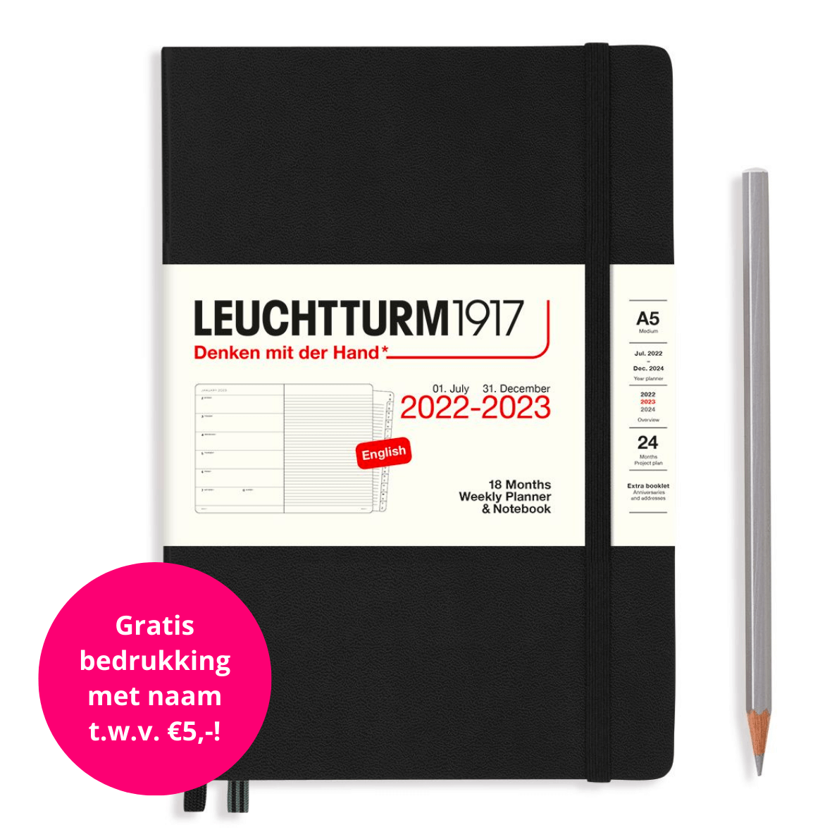 Leuchtturm1917-Weekly-Planner-Notebook-18-Months-2022-2023-Black