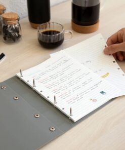 Filofax A5 notitieboek storage binder grijs