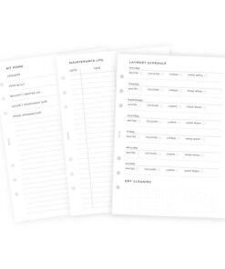 Filofax navulling organizer A5 Household Planner