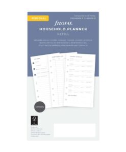 Filofax navulling organizer personal Household Planner