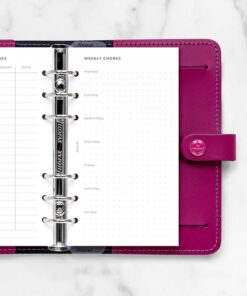 Filofax navulling organizer personal Household Planner