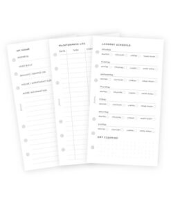 Filofax navulling organizer personal Household Planner