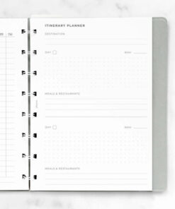 Filofax Notitieboek navulling A5 Travel Planner