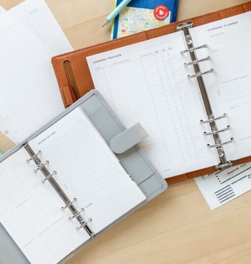 Filofax navulling organizer A5 Travel Planner