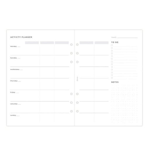 Filofax navulling organizer A5 Activity Planner