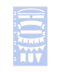 Filofax banner stencil