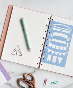 Filofax banner stencil