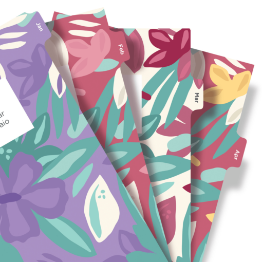 24-6341 - Filofax navulling organizer personal – Floral agenda 2024