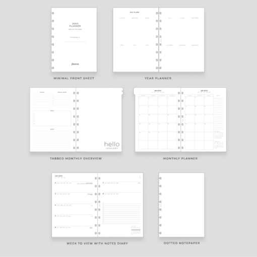 Filofax A5 Planner 2024 Moonlight - My Lovely Notebook