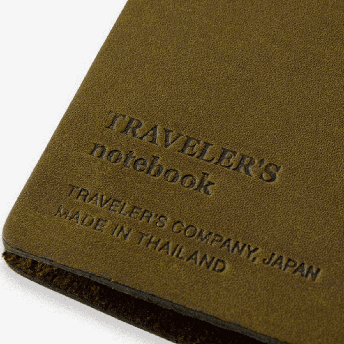 Midori Traveler's Notebook olive Mooie & luxe notitieboeken