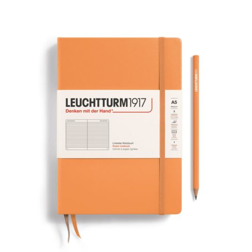 Leuchtturm1917 gelinieerd notitieboek Abrikoos