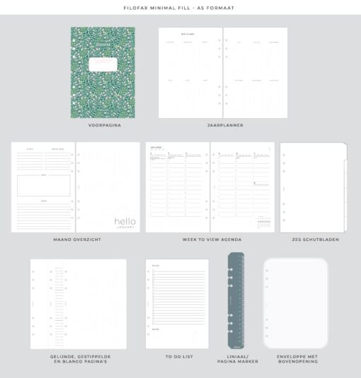 Filofax Organizer A5 Meadow 021700