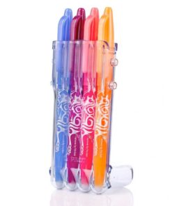 Pilot FriXion Ball Medium Set2Go Trend (hemelsblauw, paars, koraal, abrikoos)