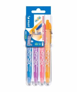 Pilot FriXion Ball Medium Set2Go Trend (hemelsblauw, paars, koraal, abrikoos)