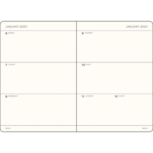 Weekplanner Leuchtturm 24/25