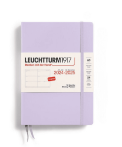 18 maanden Weekplanner Leuchtturm Lila 24/25