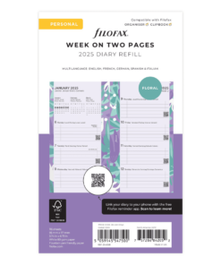 Filofax navulling Personal Floral 7/2