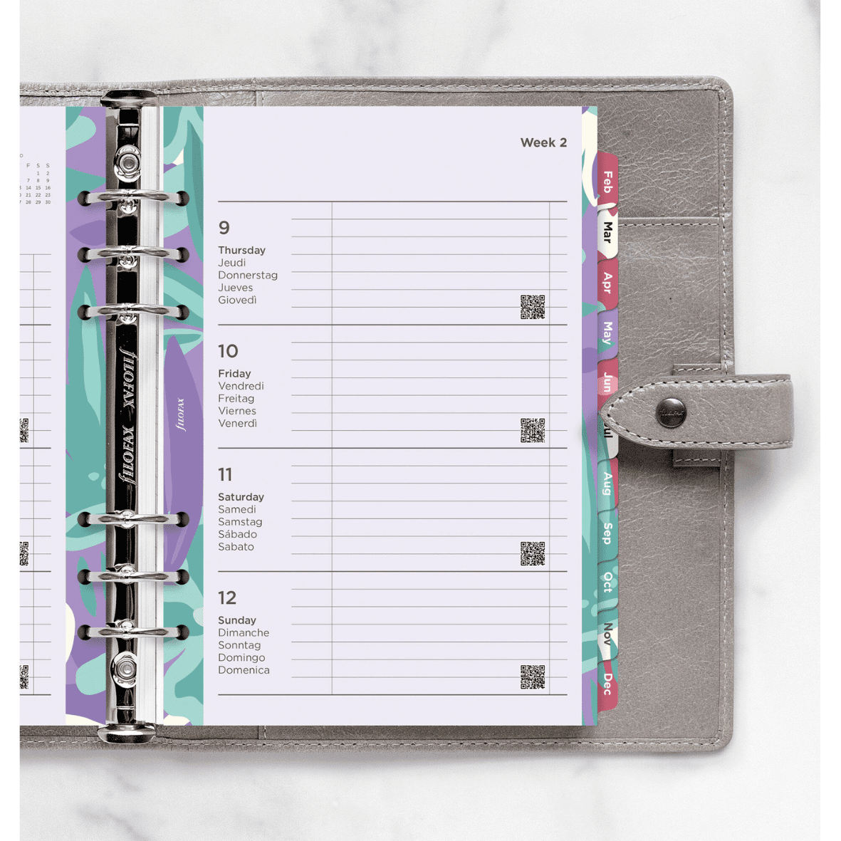 Filofax Navulling Organizer A5 Floral 2025 My Lovely Notebook Filofax Navulling Organizer A5 Floral 2025 My Lovely Notebook