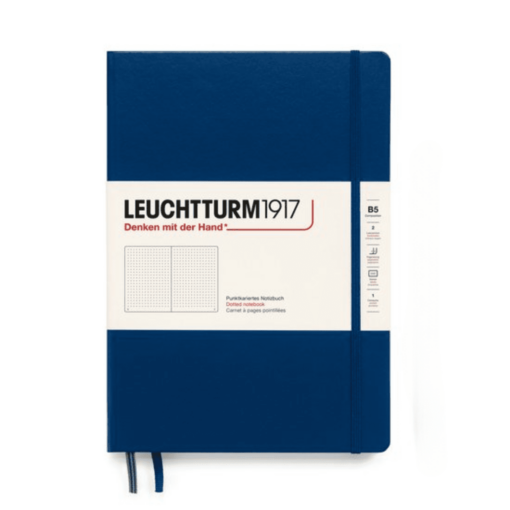 Leuchtturm Bulletjournal B5 Navy Dotted