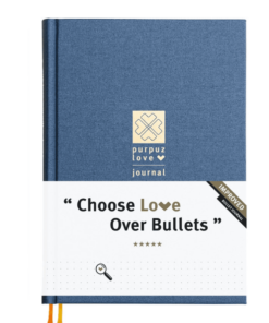 Purpuz Love Journal Navy Blue