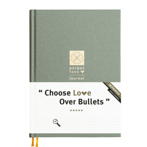 Purpuz Love Journal Green