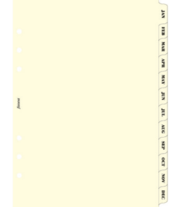 Filofax A5 organizer jan-dec