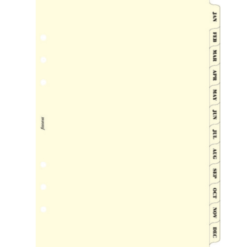 Filofax A5 organizer jan-dec