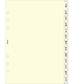 Filofax A5 organizer A-Z