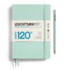 notebook-medium-a5-edition-120-hardcover-203-numbered-pages-mint-green-ruled