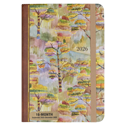 Peter Pauper agenda Watercolor Treescape