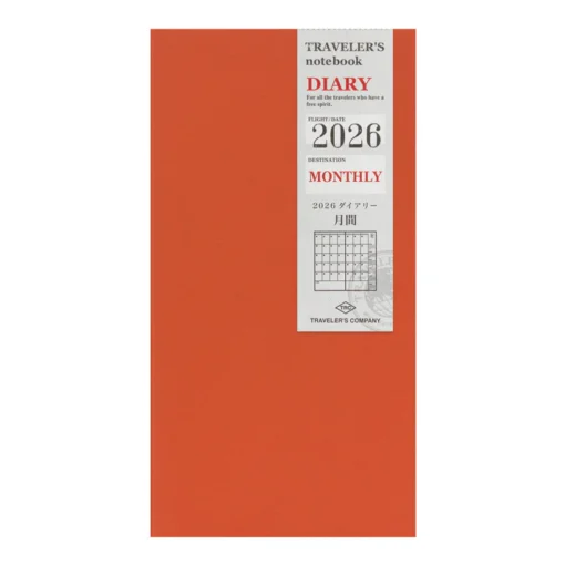 Travelers-Notebook-Diary-2026-Monthly-Refill-1