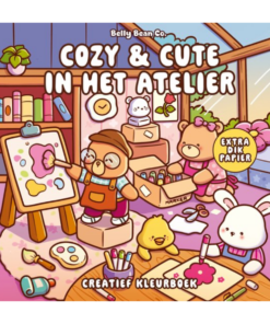 Cozy Colouring Kleurboek - Cozy & Cute in het atelier