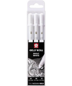 Sakura Gelly Roll Wit 3 stuks